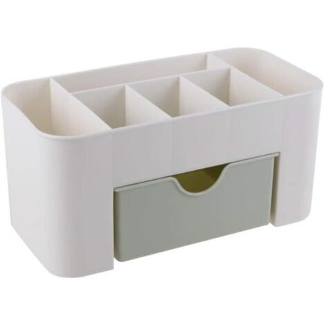 Cas de Cosmétique de Stockage d'organisateur Maquillage de Creative Desktop 6 Grilles avec Tiroir