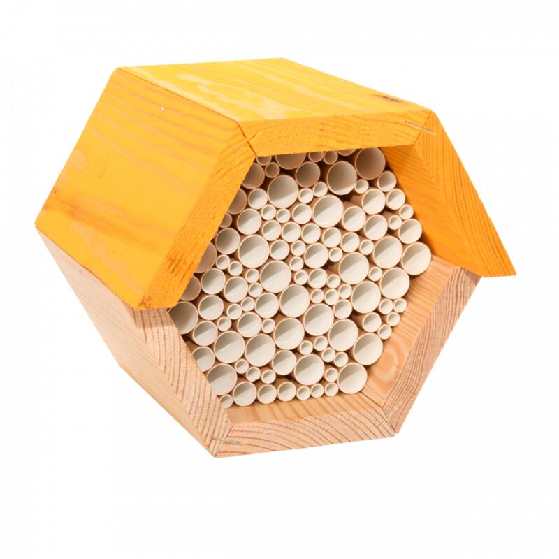 

Casa de abejas hexagonal.