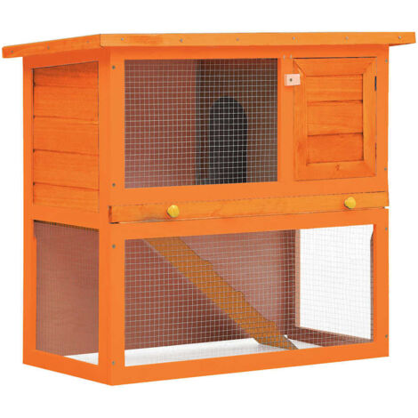 Casa de animales pequeños jaula conejera 1 puerta madera