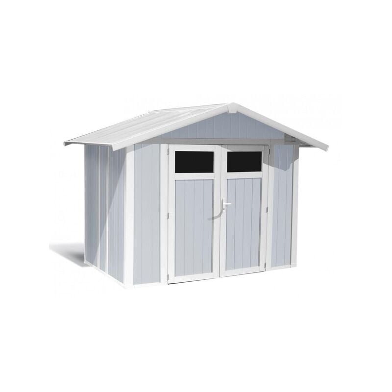 

Grosfillex - Caseta Jardín 4,9m² Modelo Utility Blanco /Azul - Blanco