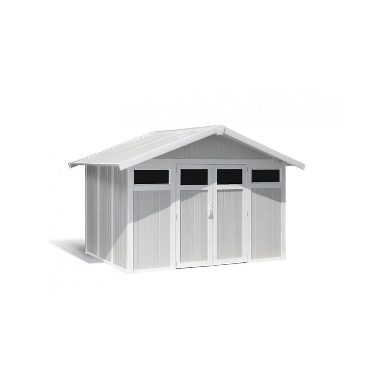 

Grosfillex - ​Caseta Jardín 7,5m² Modelo Utility Blanco /Gris-Verde - Blanco