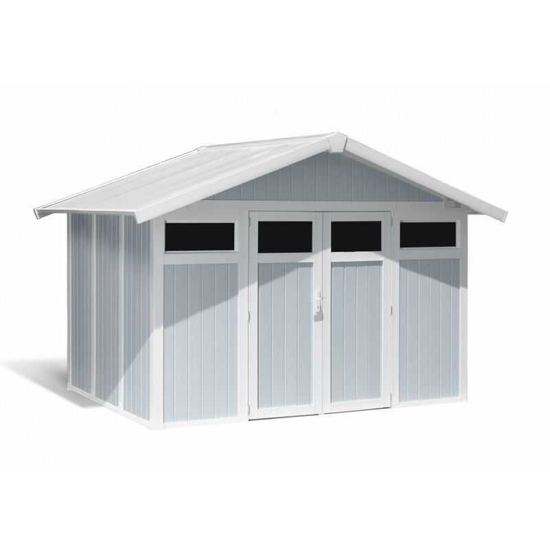 

Grosfillex - ​Caseta Jardín 7,5m² Modelo Utility Blanco /Azul - Blanco