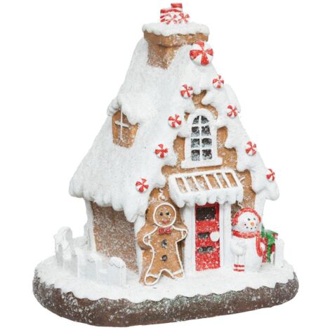 CASA PAN DE JENGIBRE RESINA H31 - Feeric lights & christmas