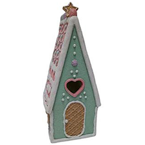 Casa pan di zenzero con luce h27 biscotto cupcake cake design decorazione casa tavola di natale idea regalo