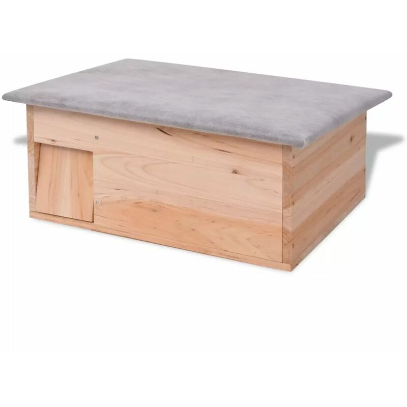 

BHD - Casa para erizos de madera 45x33x22 cm
