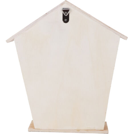Casa para insectos de jardín – casita de madera de pino para abejas e insectos – dimensiones 25 x 22 x 6,5 cm – decoración natural y oportunidad de observación