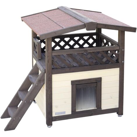 Casa per gatti - KERBL - 4-Stagioni Deluxe - 88 x 57 x 77 cm
