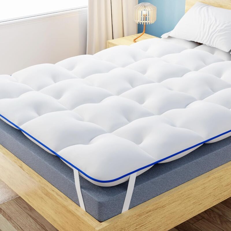 CASABEL Surmatelas Diamant 90 x 190 cm en Microfibre