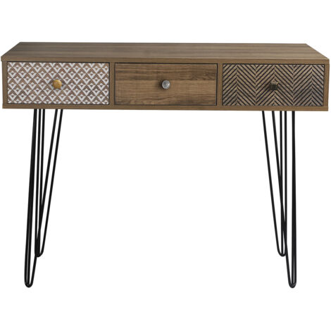 Casablanca Desk - Wood - L50 x W100 x H75 cm - Brown