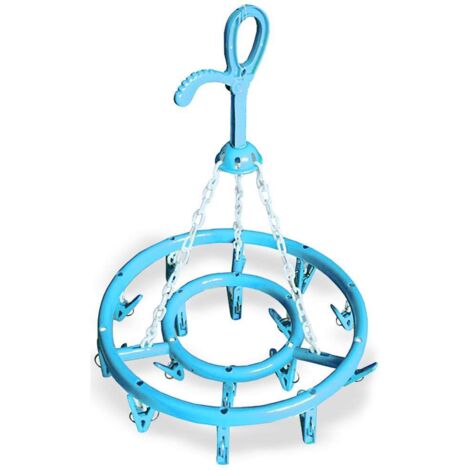 CASABRIKO RING ANELLO STENDIBIANCHERIA CON GANCIO UNIVERSALE 16 MOLLETTE