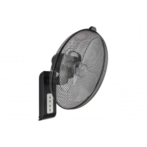 Casafan – Ventilateur mural 50W – 3 pales 40cm – Oscillation 85° – Télécommande incluse – Grille antichoc en acier – Pour bureaux et espaces commerciaux