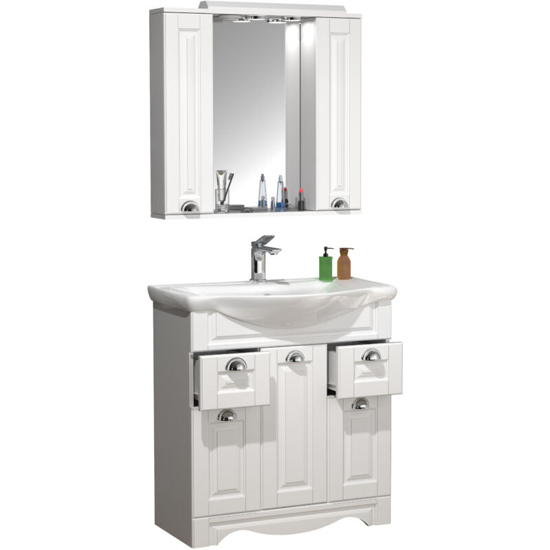Ebuy24 3-tlg. Waschplatz Waschtisch Casalo Xl