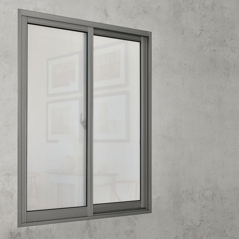 

Lámina para ventana adhesiva frosted/escarchada (100cm x 50cm) espátula incluida película protectora vidrio esmerilado