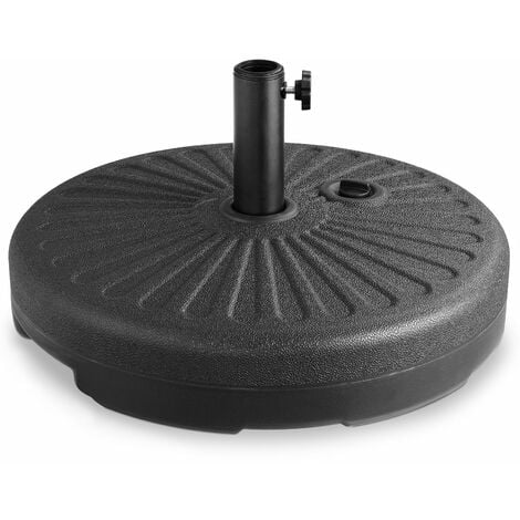 CASARIA® Sonnenschirmständer 38 bis 48mm Mast Durchmesser Befüllbar Sonnenschirm Schirmständer Ständer Marktschirm Gartenschirm Balkon Terrasse Garten
