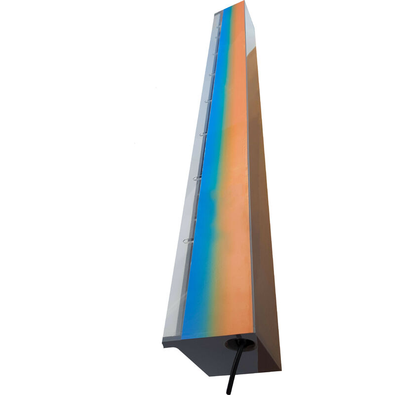 Warmpool - Cascada Acrílica Empotrable Con Led, Fuente De Alimentación Y Control Remoto Todos Los Tamaños Tamaño: 900 Mm - Lengüeta: Corta (3,5 Cm)