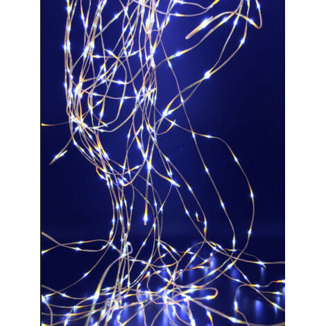 Cascada Luminosa 200 Luces Leds Blanco Frío
