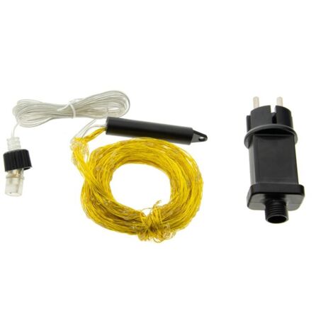 Cascada Luminosa 400 Luces Leds Blanco Cálido