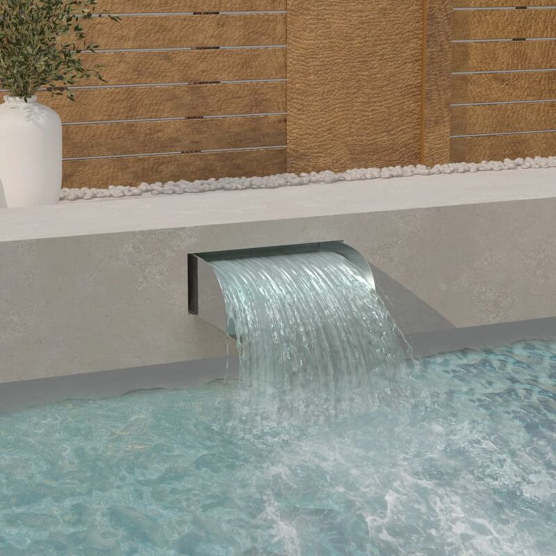 Vidaxl - Cascade avec led 45x34x14 cm Acier inoxydable 304