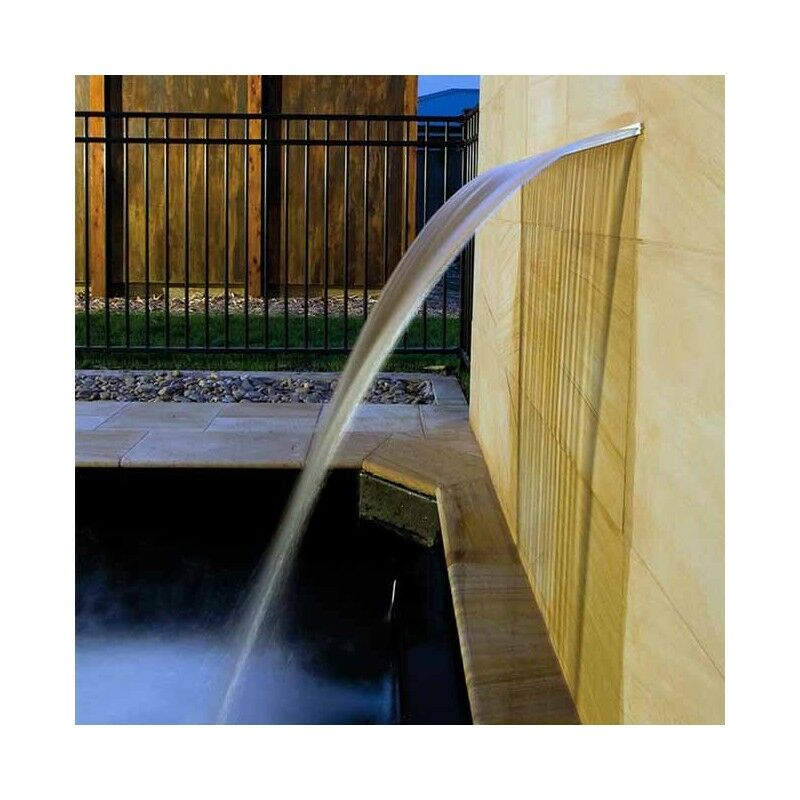 Astralpool - Cascade d'eau pour la piscine encastrée dans le mur, largeur 1200 mm