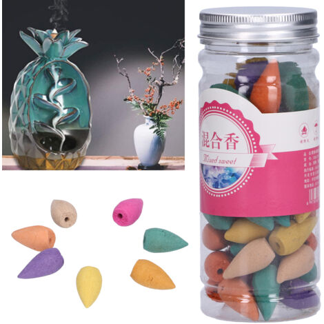 Cascade Effect Räucherstäbchen, 60 Stück, Aromatherapie-Mischung, Toilette, Büro, Zuhause, Entspannung, Naturholz