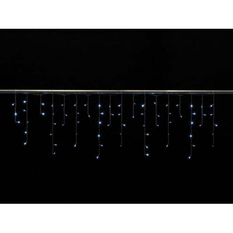 CASCADE LIGHT LED - 2 X 0,6 M - 72 LAMPES BLANCHES - FIL TRANSPARENT - MODULATEUR - 24 V LIGHT CREATIONS CS-LED-2X0.6-24V-W