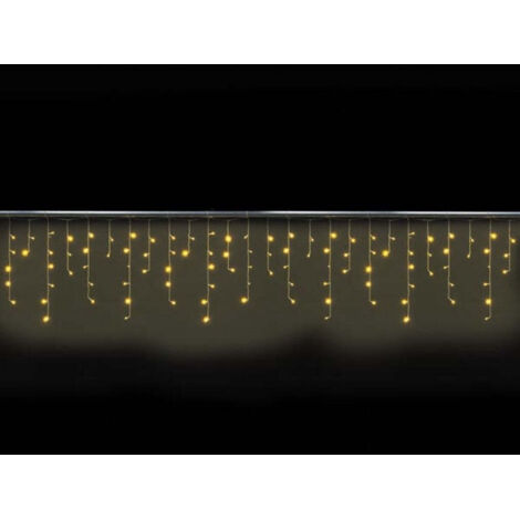 CASCADE LIGHT LED - 4 X 0,6 M - 144 LAMPES BLANC CHAUD - FIL TRANSPARENT - MODULATEUR CS-LED-4X0.6-24V-UW