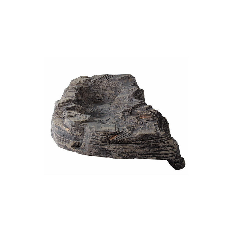 Ubbink - Segment courbe gauche pour cascade Colorado Cascade 1312072 - Brun