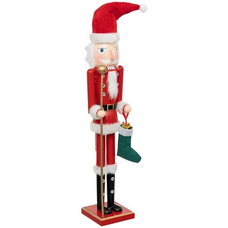 Cascanueces Papá Noel H60cm - Atmosphera créateur d'intérieur