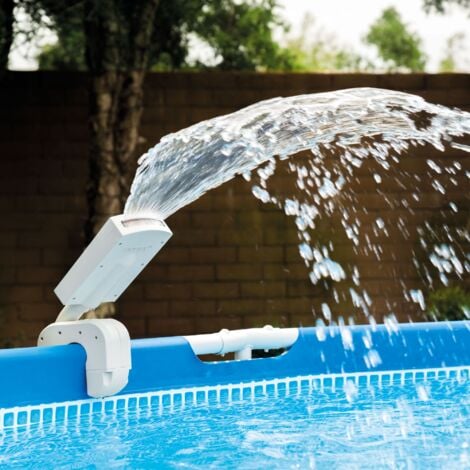 GRE Cascata per piscina con LED multicolore Intex