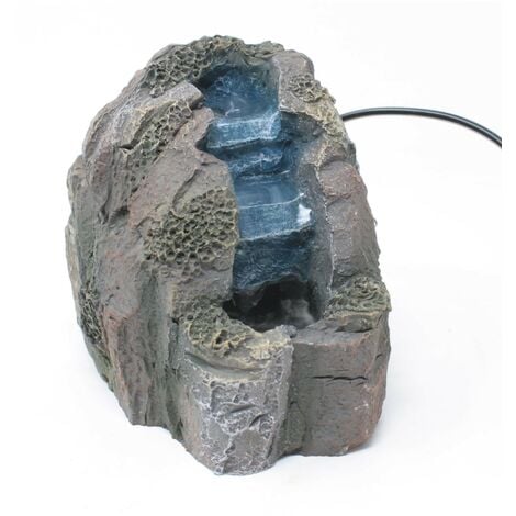 Cascata per Presepe con Pietre Pompa Riciclo Acqua 12x9 cm 11885