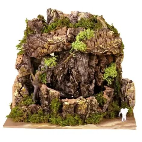 Cascata Velo per Presepe con Riciclo Acqua 20x14 cm 84632