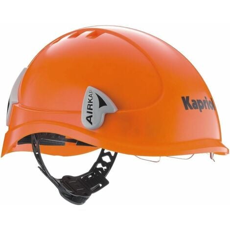 Casco airkap arancio per ponteggi e lavori in quota en 397 art 27999 kapriol