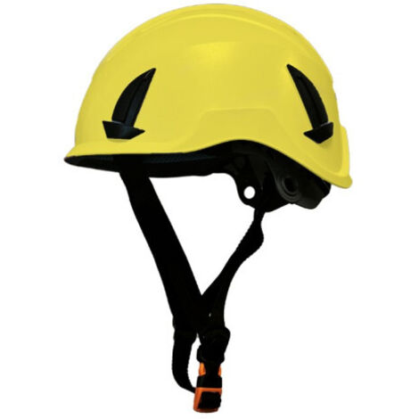 Casco Binorma trabajos altura EN397+EN12492, con barboquejo switch AROS 80670 SAFETOP  Amarillo