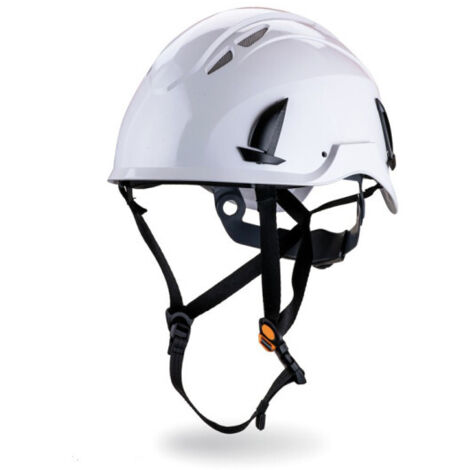 Casco Binorma trabajos altura EN397+EN12492, con barboquejo switch AROS 80670 SAFETOP  Blanco