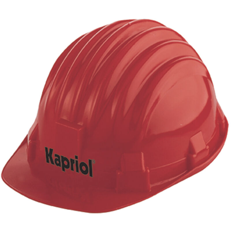 Image of Kapriol - casco da cantiere elmetto di protezione pvc antiurto EN397 rosso