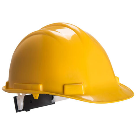 Casco con regla de ajuste, suspensión 4 puntos Expertbase Wheel PS57  amarillo