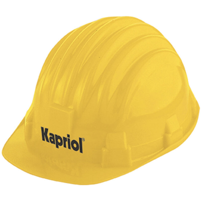 Image of Kapriol - casco da cantiere elmetto di protezione pvc antiurto EN397 giallo