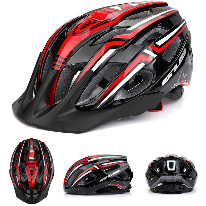 GUB - Casco da bicicletta con luce led