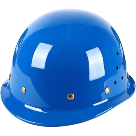 Casco da cantiere, casco di sicurezza antischiacciamento, casco protettivo per lavoratori di cantieri edili all'aperto blu