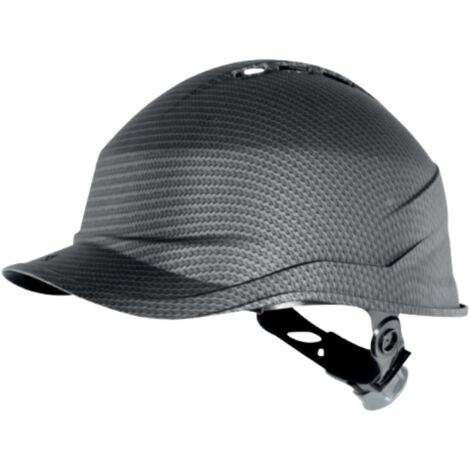 Casco da cantiere ventilato effetto carbonio DELTA PLUS DIAMOND VI Nero Unico