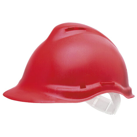 Casco de albañil rojo "Jumbo V3" jar