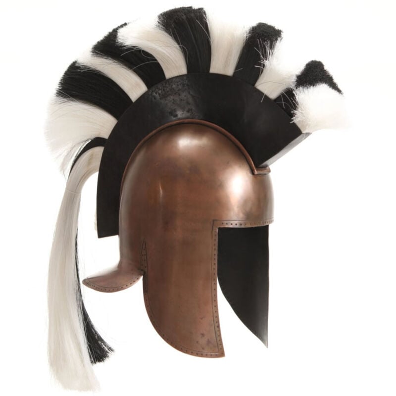 

vidaXL Réplica de casco de guerrero griego rol en vivo acero cobre