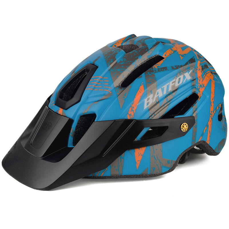 

Casco de ciclismo con luz trasera LED Cascos de bicicleta de carretera de montana Casco protector de seguridad para deportes al aire libre con visera