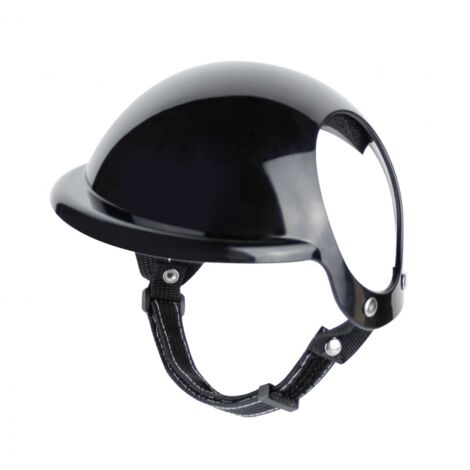 Casco de moto para perros, casco de moto para mascotas, casco para perros pequeños y gatos (negro, M)