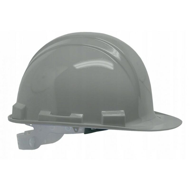 

Casco de protección, casco de construcción, gris a