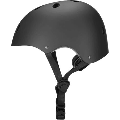 Casco de scooter unisex negro
