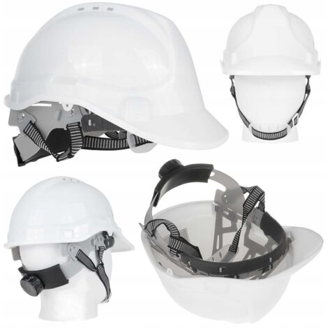Casco de seguridad ajustable para construcción - blanco (50)