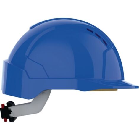 Casco de seguridad con riel ventilado EVOLite Azul