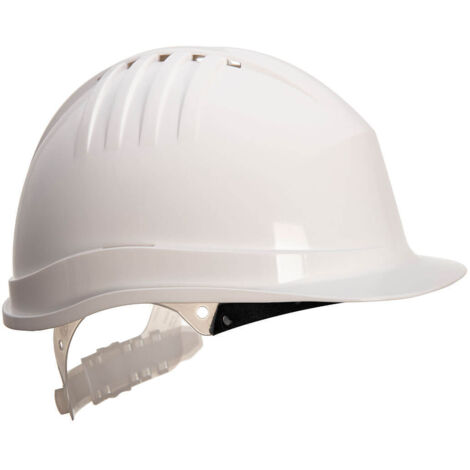 Casco de seguridad Expertline (rueda de trinquete) Blanco