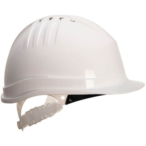 Casco de seguridad industrial de 6 puntos Expertline (regleta) PS60 Blanco
